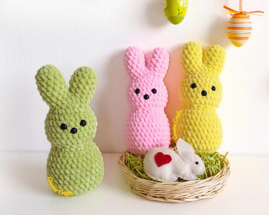 No Sew Mini Bunny Crochet Pattern